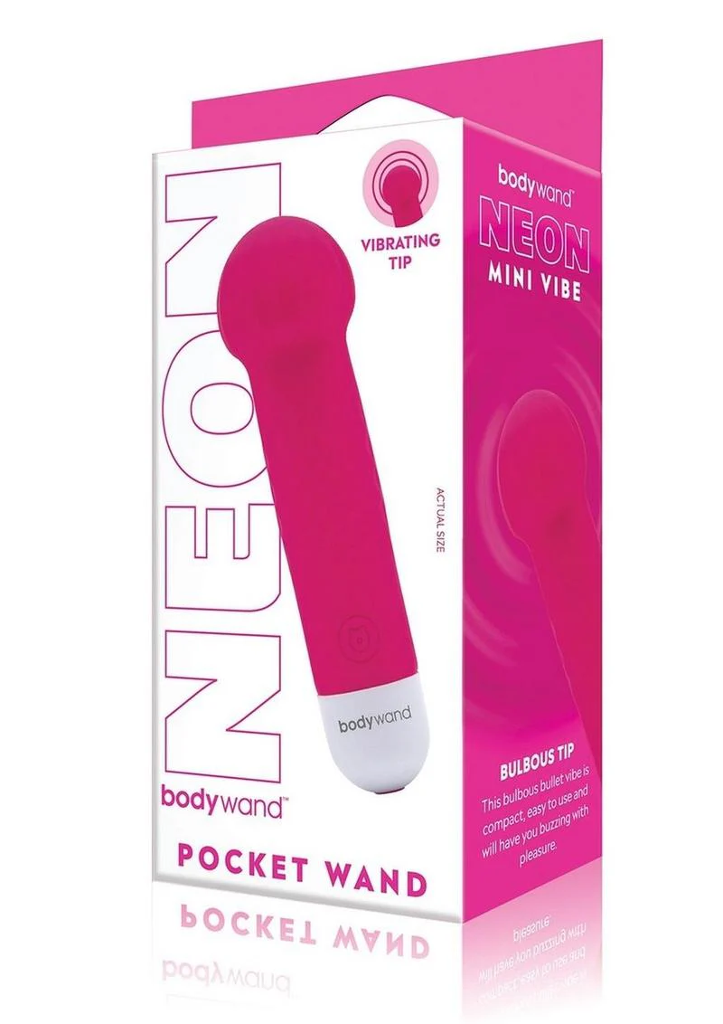 Bodywand Mini Pocket Wand Neon Prp - Image 3