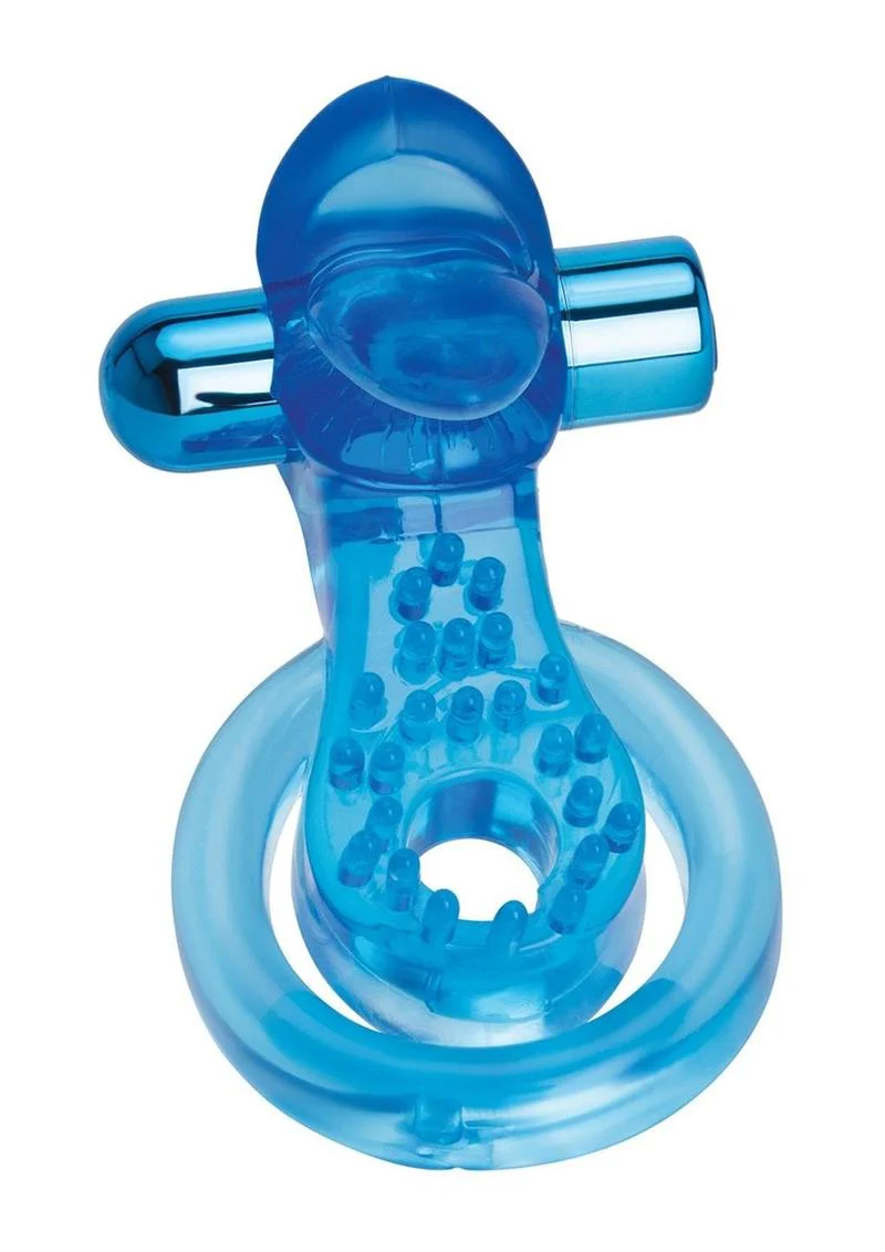 Bodywand Rechargeable Silicone Duo Ring with Clit Tickler - Image 4