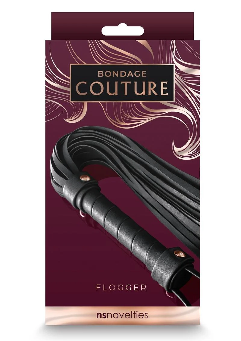 Bondage Couture Pu Leather Flogger - Image 3