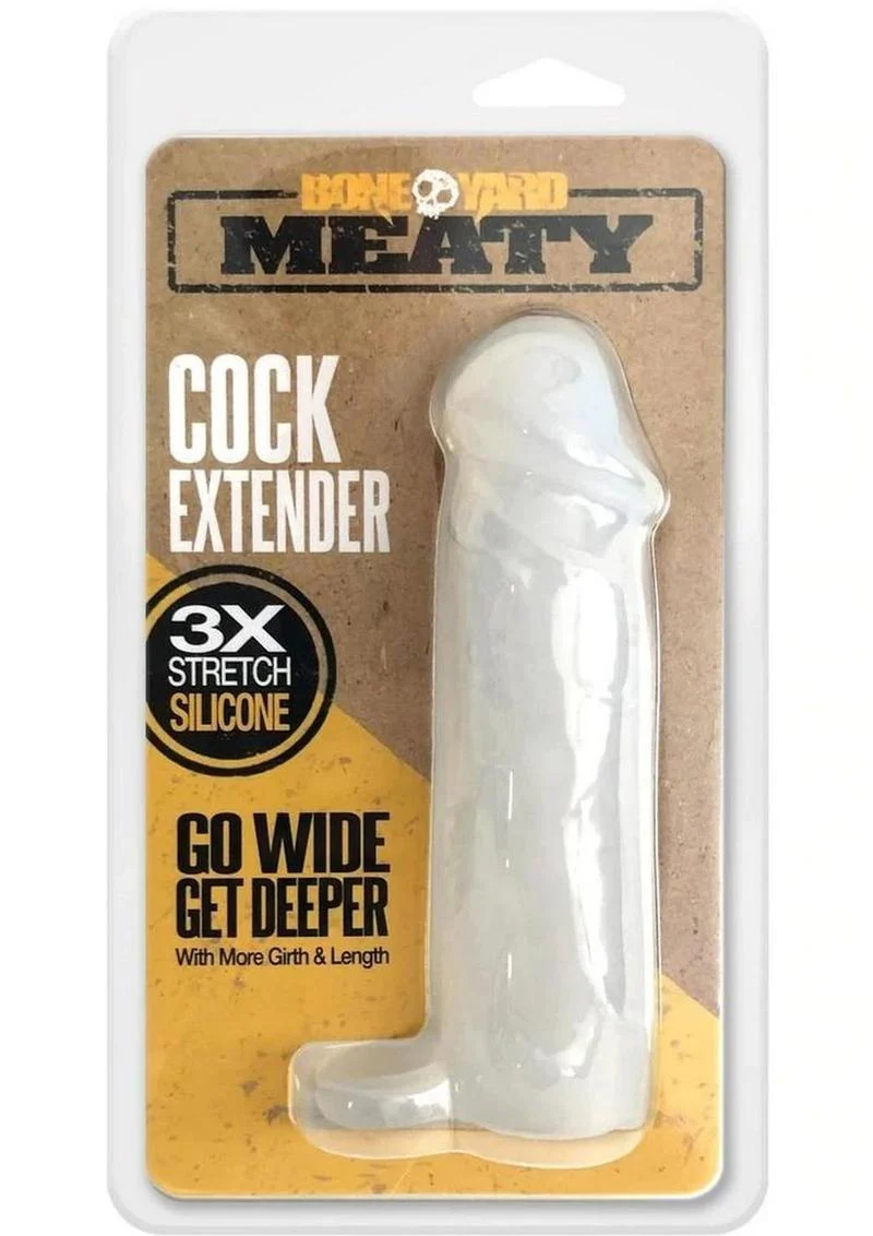 Boneyard Meaty 3x Stretch Silicone Penis Extender - Image 5