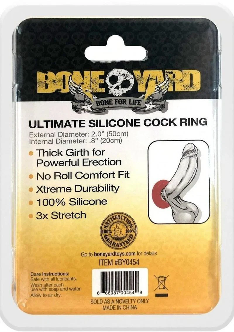 Boneyard Ultimate Silicone Cock Ring - Image 7