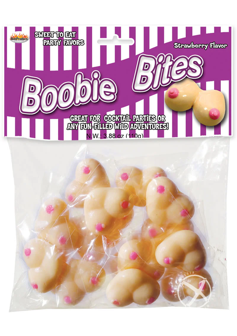 Boobie Bites Candy Strawberry - Image 2