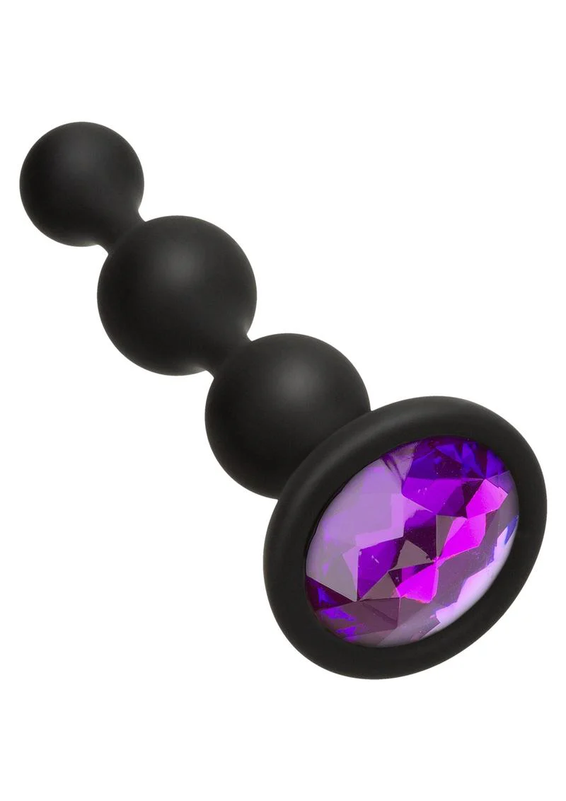 Booty Bling Jeweled Silicone Anal Beads - Image 5