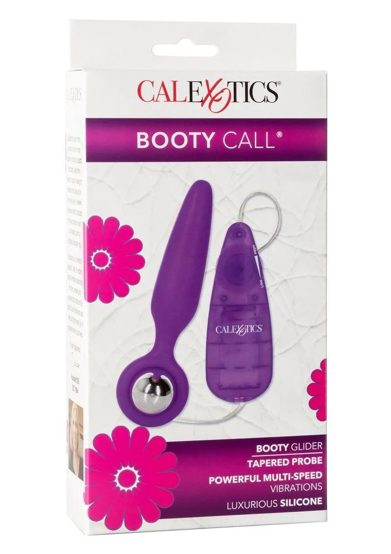 Booty Call Booty Glider Silicone Vibrating Butt Plug with Remote Control - Image 3