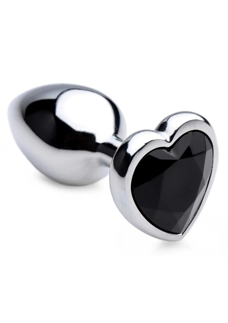 Booty Sparks Gemstones Black Heart Anal Plug - Image 2