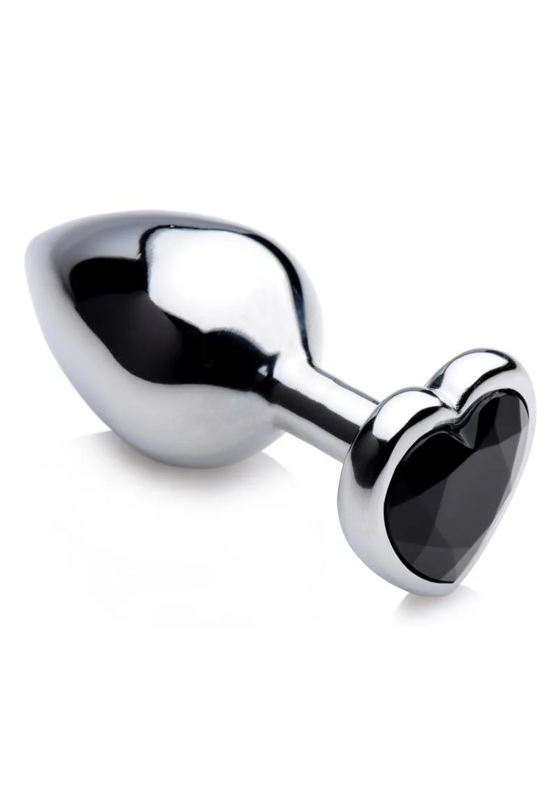 Booty Sparks Gemstones Black Heart Anal Plug - Image 5