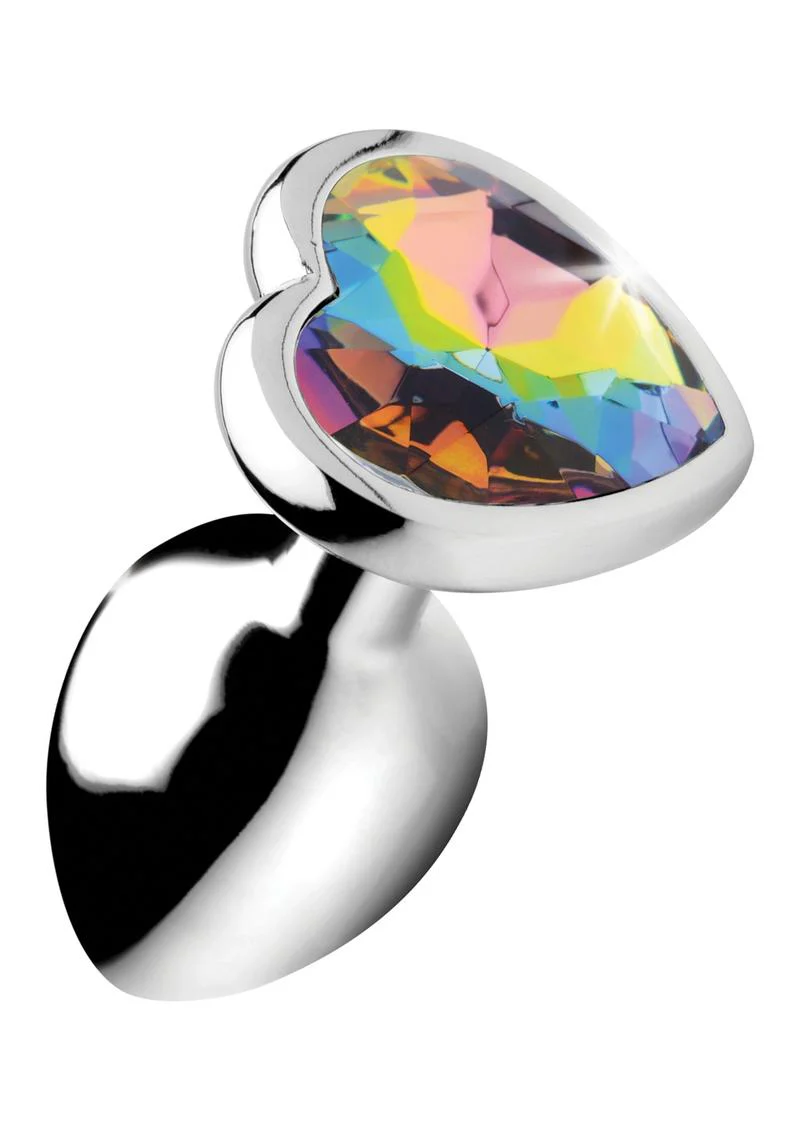 Booty Sparks Rainbow Prism Heart Anal Plug - Image 2