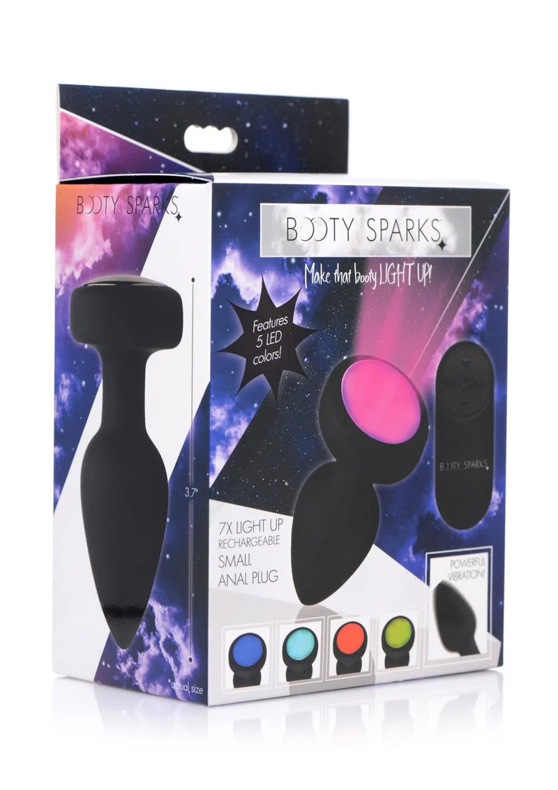 Booty Sparks Silicone Vibrating Led Plug - Image 3