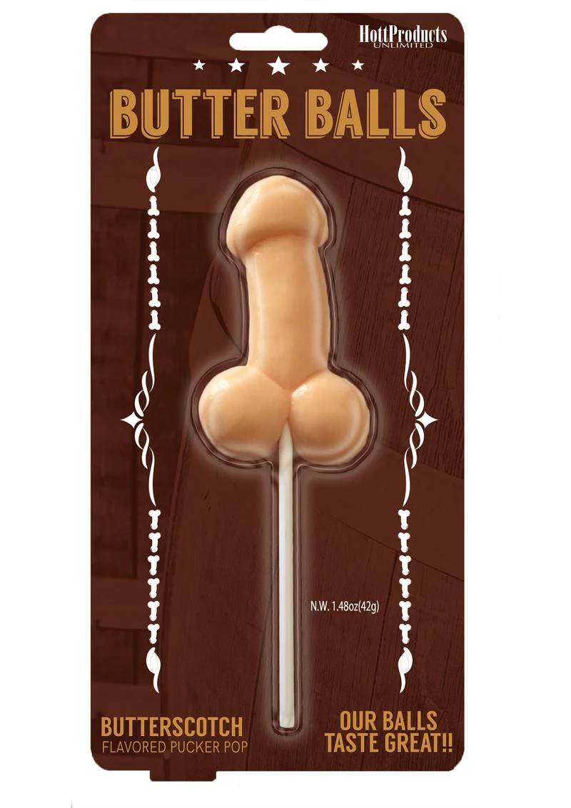 Butter Balls Lollipop Butterscotch - Image 2