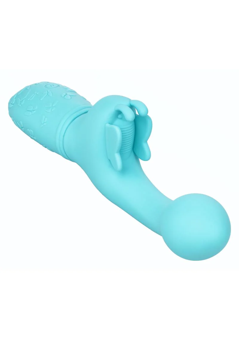 Butterfly Kiss Rechargeable Silicone Dual Vibrator - Image 3
