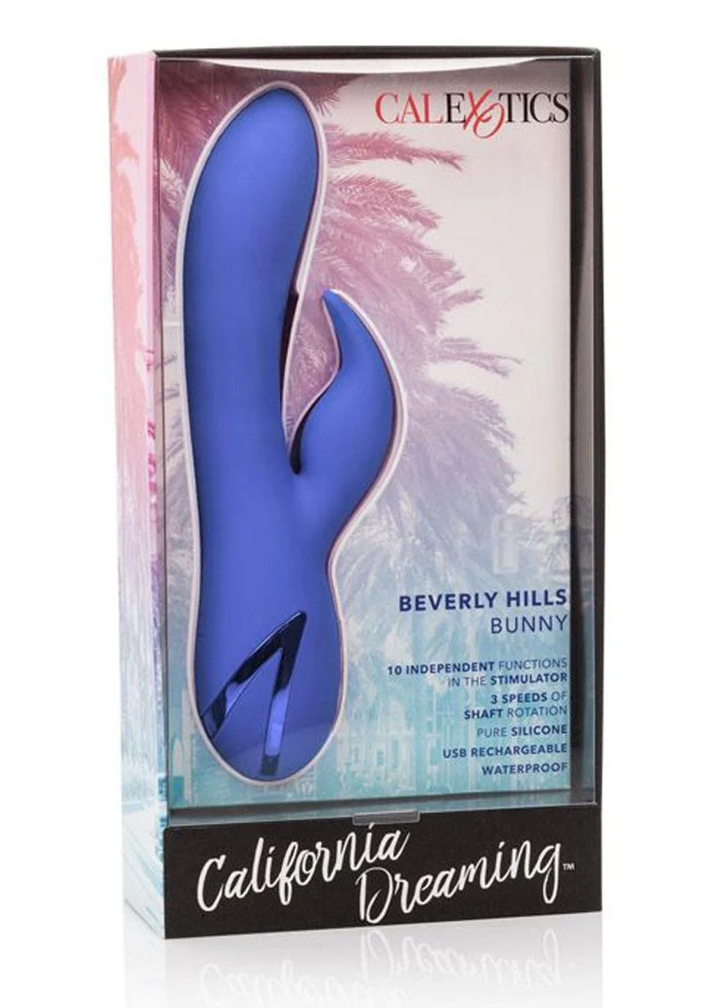 California Dreaming Beverly Hills Bunny Silicone USB Rechargeable Multifunction Waterproof - Image 2