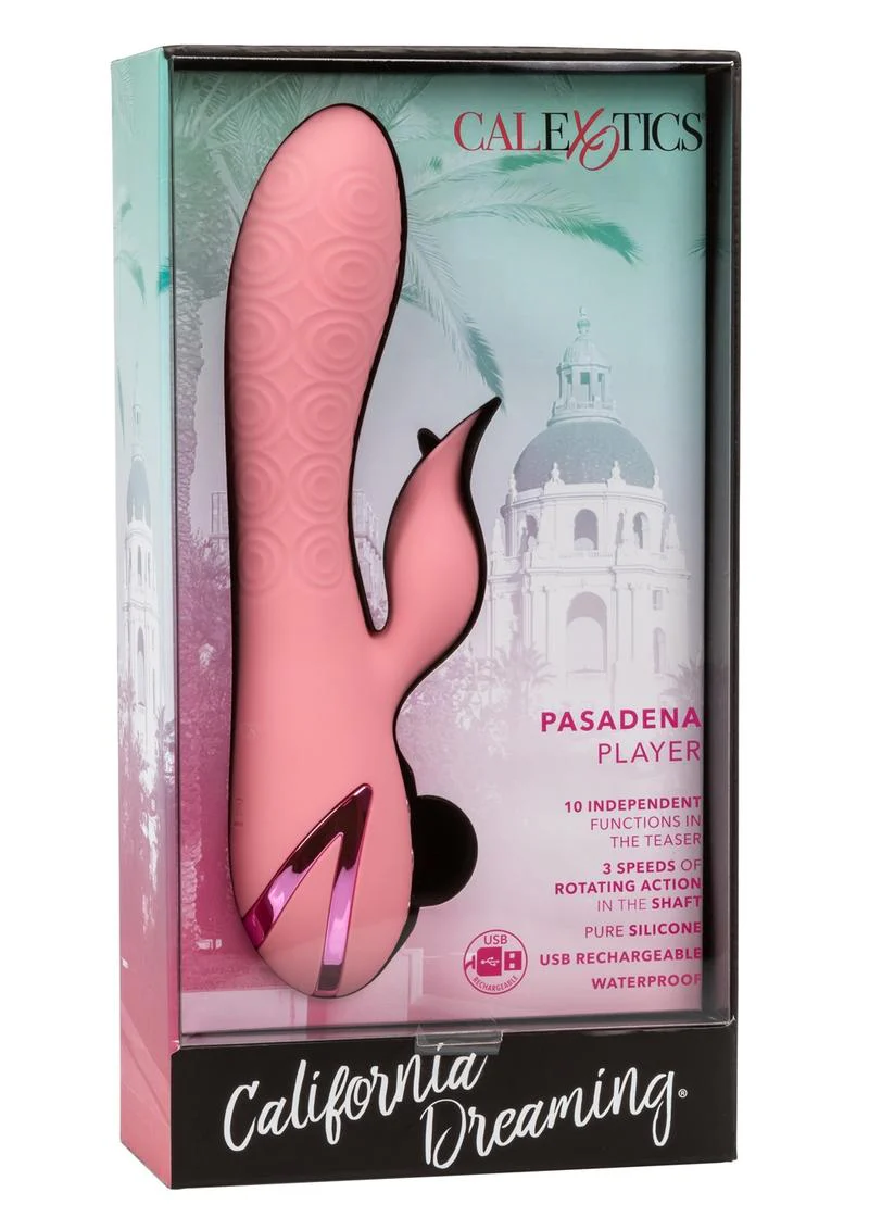 California Dreaming Pasadena Player Rechargeable Rotating Silicone Vibrator
