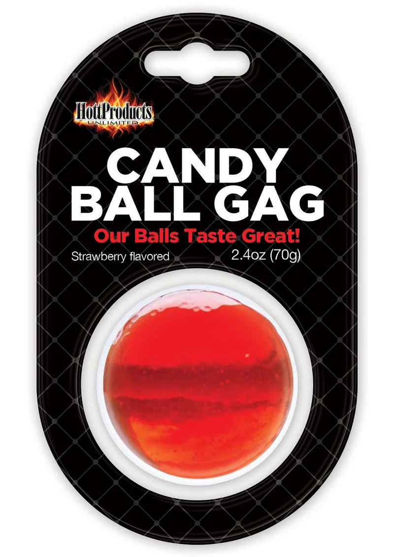 Candy Ball Gag Strawberry - Image 2