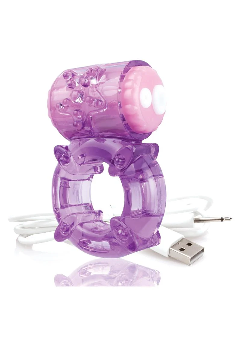 Charged Bigo Rechargeable Waterproof Vibrating Cock Ring - Image 10