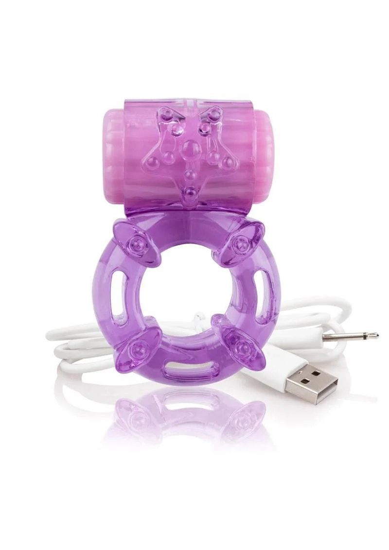 Charged Bigo Rechargeable Waterproof Vibrating Cock Ring - Image 11
