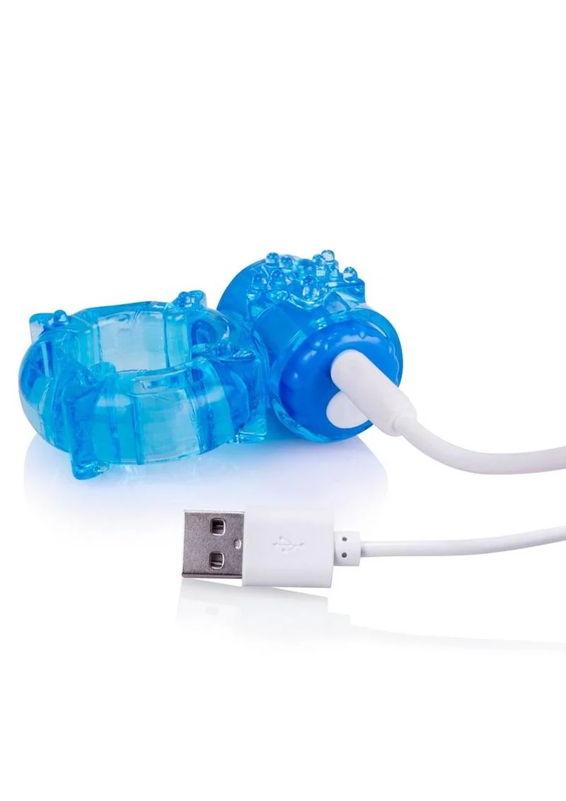 Charged Bigo Rechargeable Waterproof Vibrating Cock Ring - Image 2
