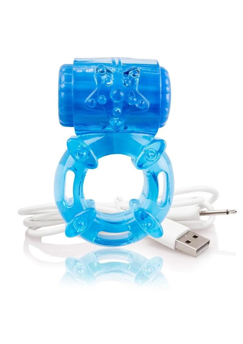 Charged Bigo Rechargeable Waterproof Vibrating Cock Ring - Image 4