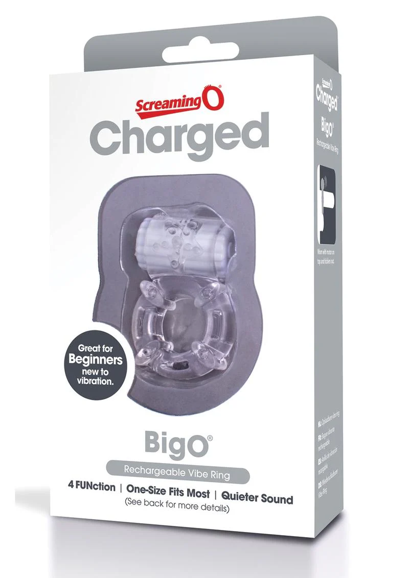 Charged Bigo Rechargeable Waterproof Vibrating Cock Ring - Image 5