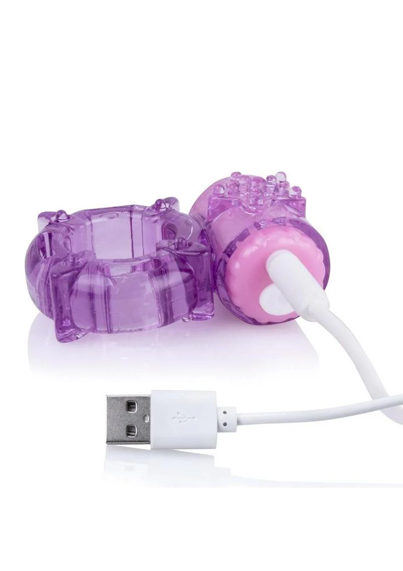 Charged Bigo Rechargeable Waterproof Vibrating Cock Ring - Image 9
