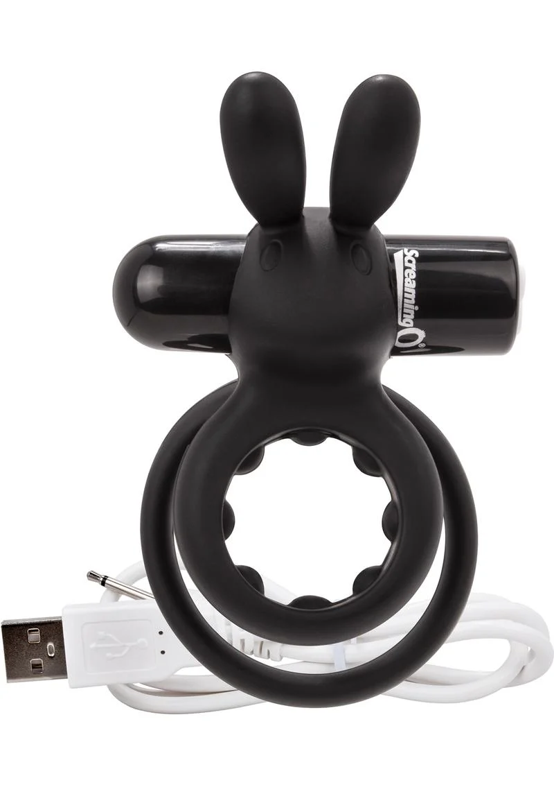 Charged Ohare Rechargeable Silicone Waterproof Rabbit Cock Ring - Image 4