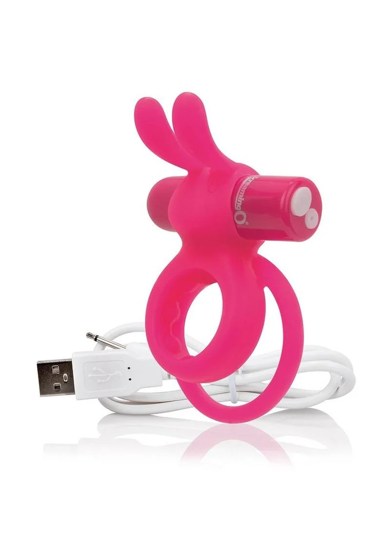 Charged Ohare Rechargeable Silicone Waterproof Rabbit Cock Ring - Image 7