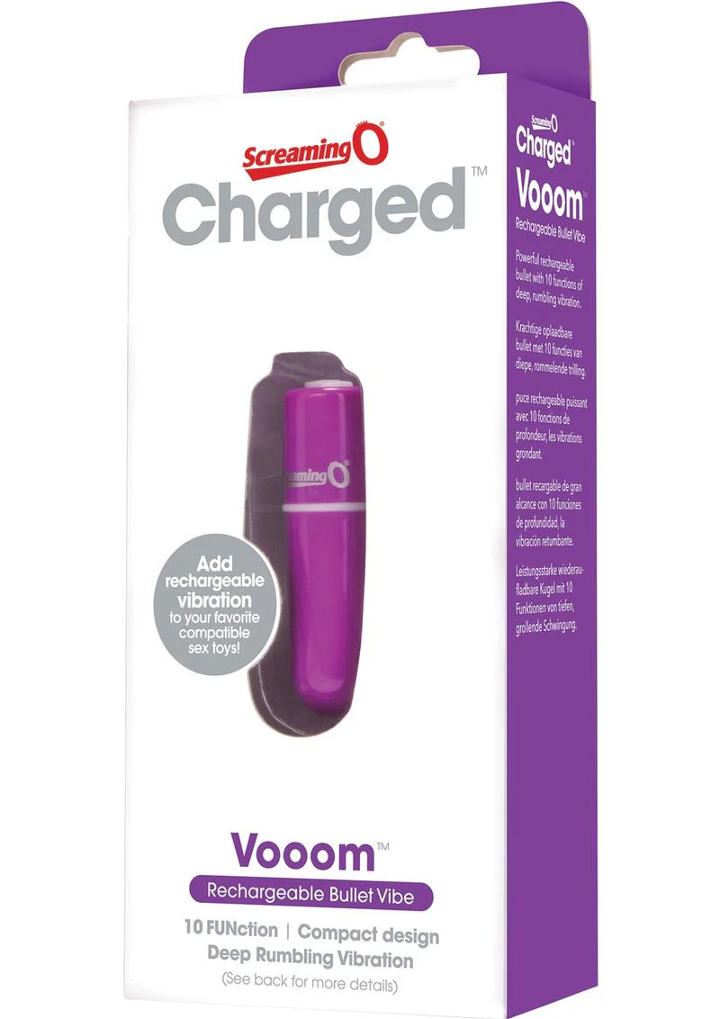 Charged Vooom Rechargeable Waterproof Bullet Vibrator - Image 10