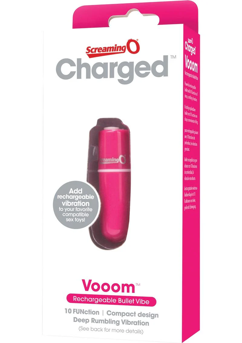 Charged Vooom Rechargeable Waterproof Bullet Vibrator - Image 7