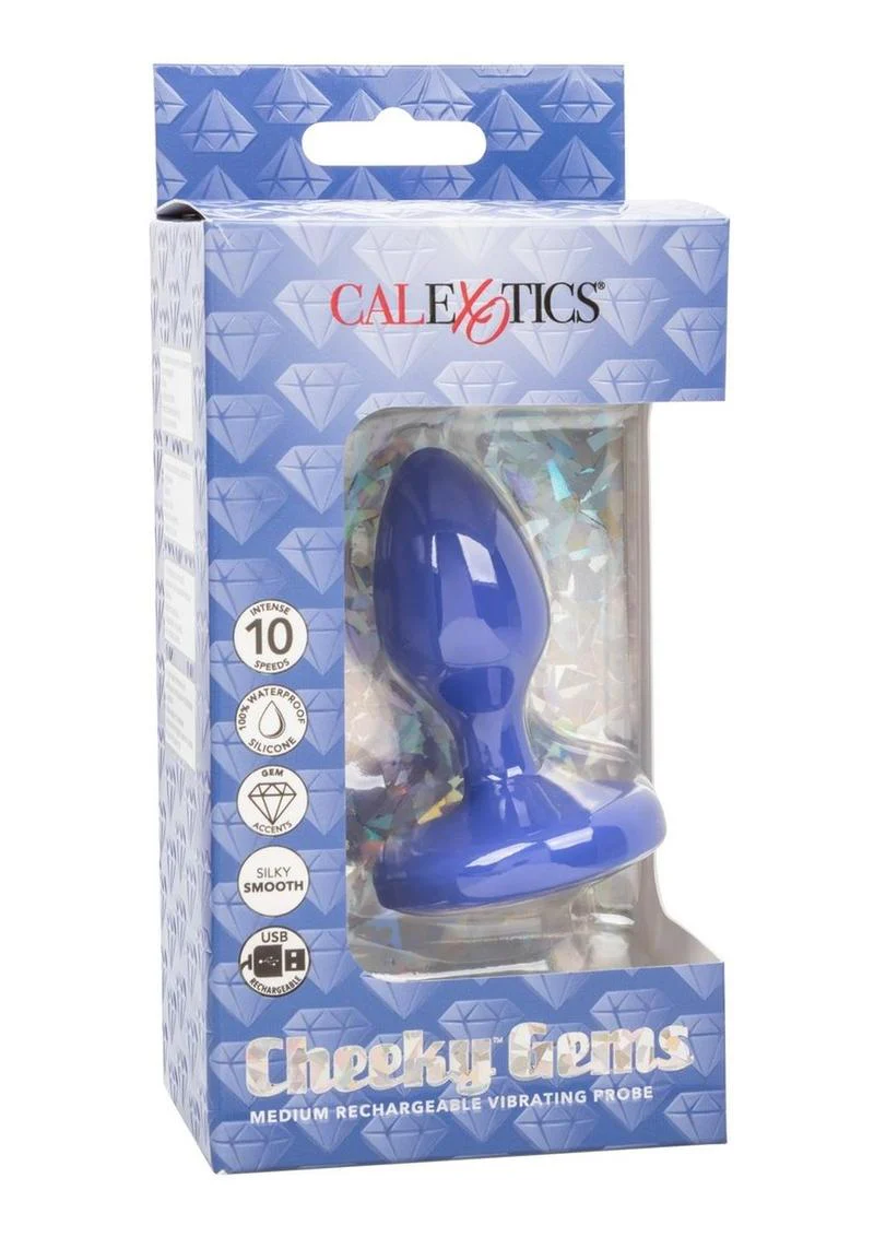 Cheeky Gems Rechargeable Silicone Vibrating Probe - Image 10