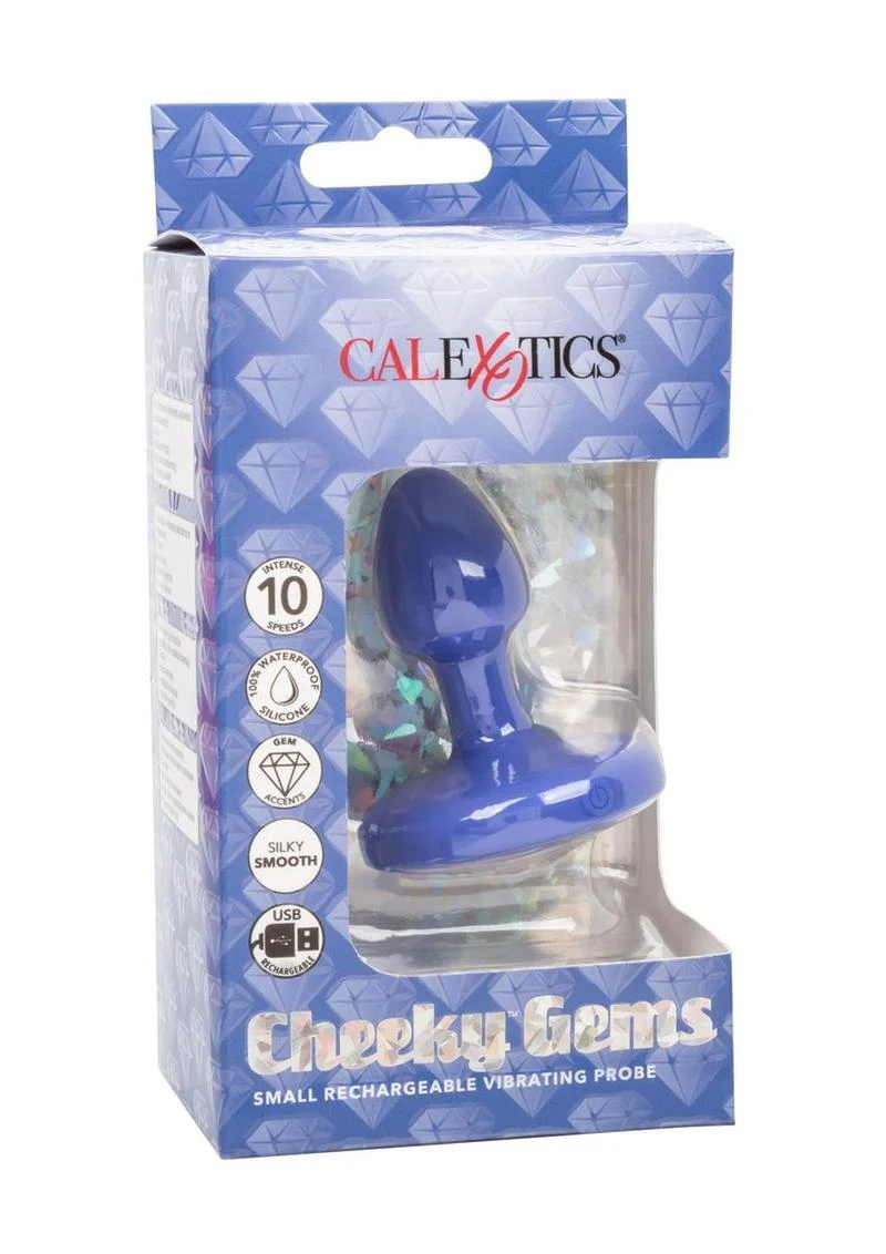 Cheeky Gems Rechargeable Silicone Vibrating Probe - Image 3