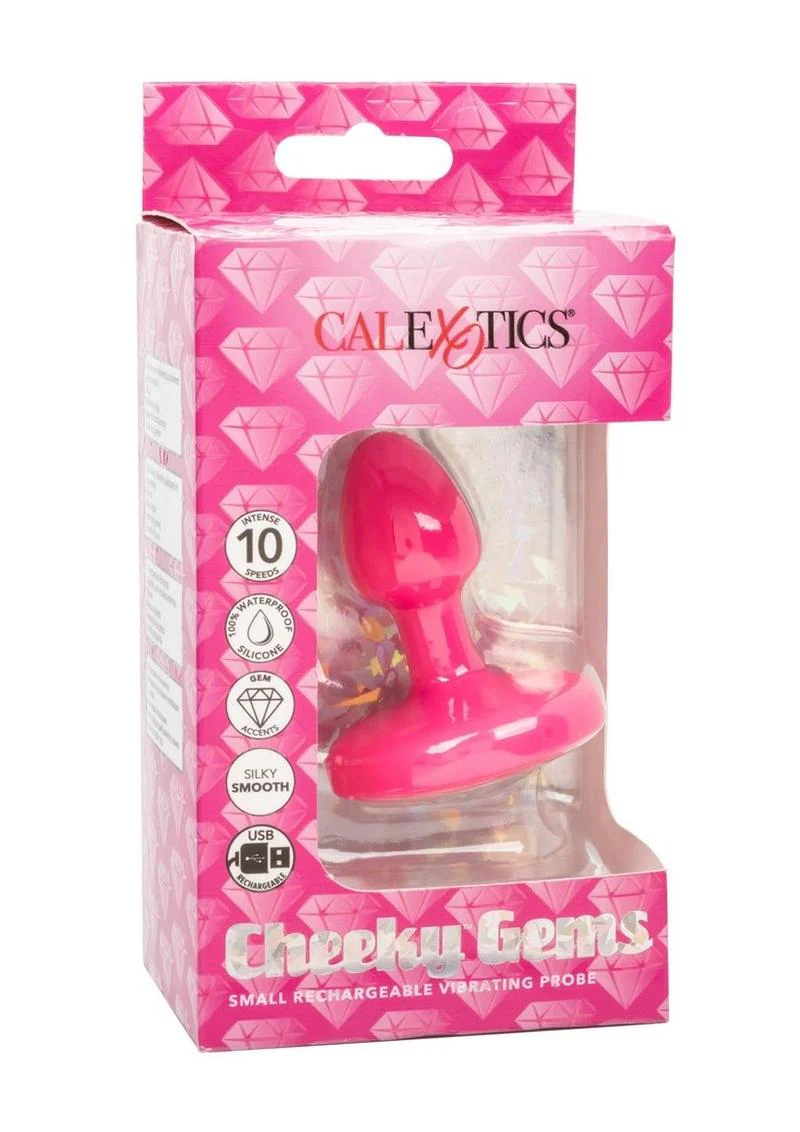 Cheeky Gems Rechargeable Silicone Vibrating Probe - Image 7
