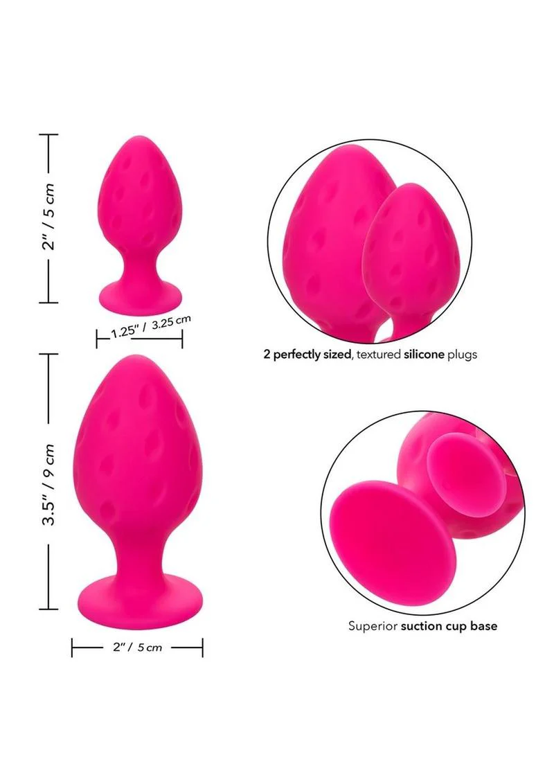 Cheeky Silicone Textured Anal Plugs - Image 10