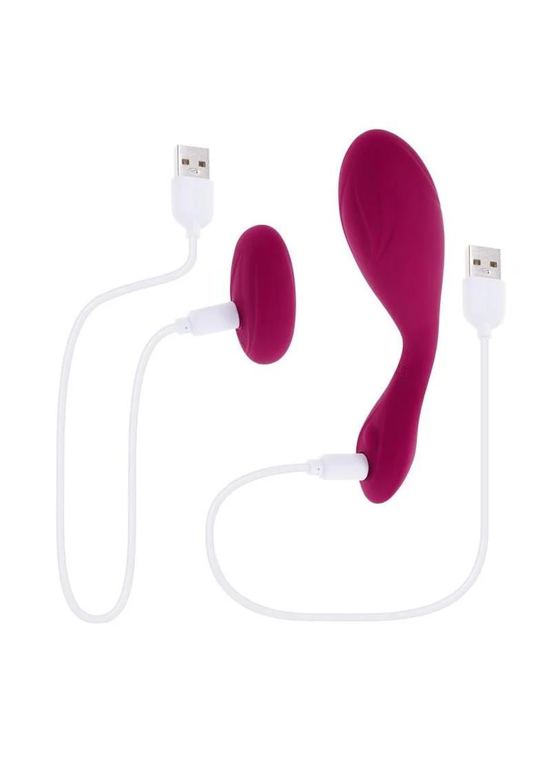 Cherry Pose Rechargeable Silicone Posable Vibrator with Remote - Image 4
