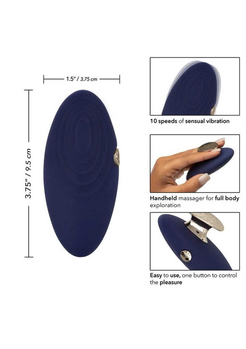 Chic Violet Silicone Rechargeable Massager - Image 2