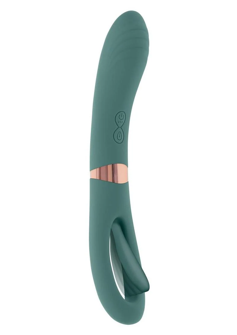 Chick Flick Rechargeable Silicone Dual Vibrator - Image 4