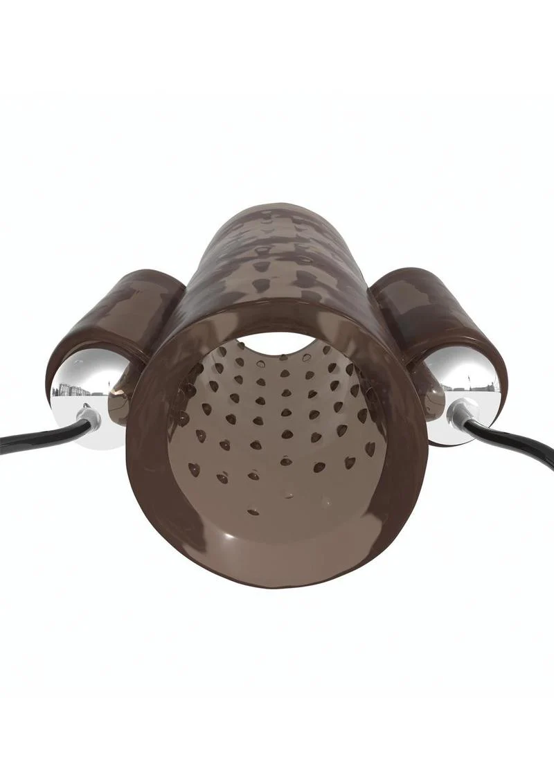 Classix Dual Vibrating Textured Penis Sleeve with Remote Control - Image 2