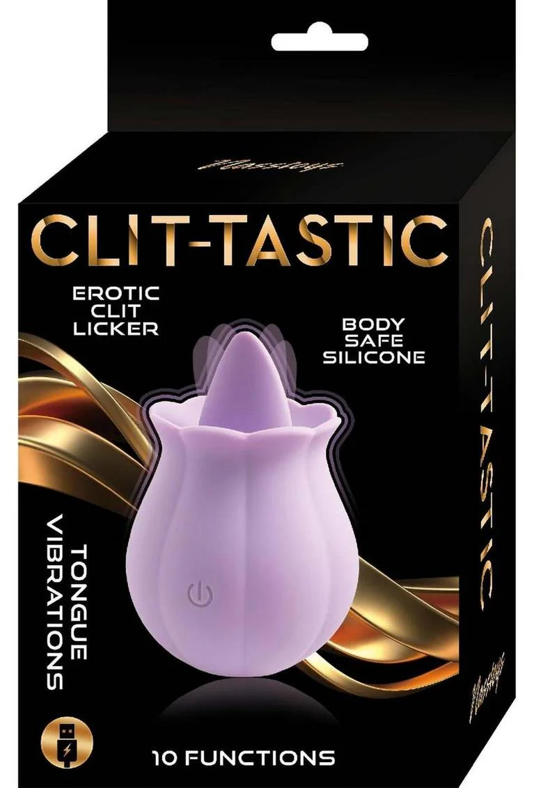 Clit-Tastic Erotic Clit Licker Rechargeable Silicone Clitoral Vibrator - Image 4