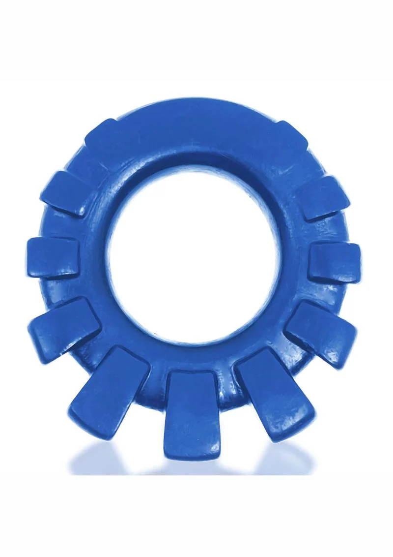 Cock-Lug Silicone Lugged Cock Ring - Marine - Image 2