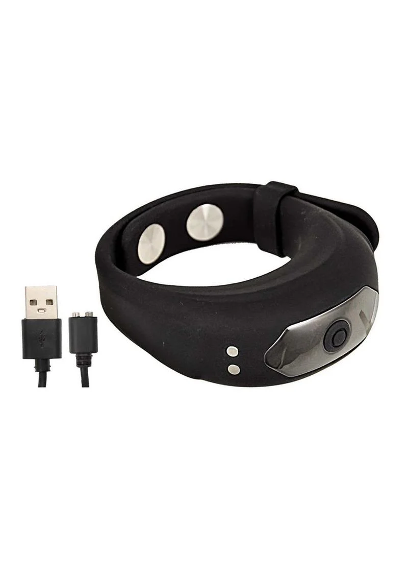 Cockpower Adjustable Belt Rechargeable Silicone Cock Ring - Image 3