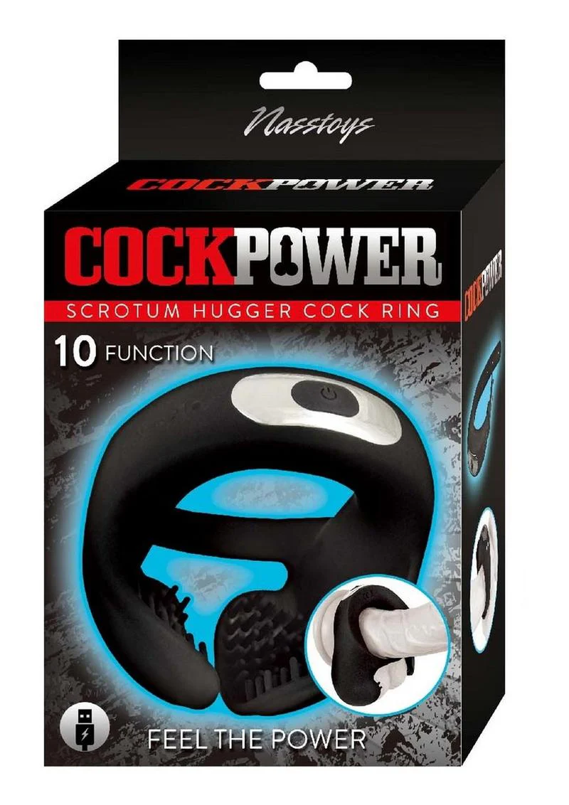 Cockpower Scrotum Hugger Rechargeable Silicone Cock Ring - Image 2