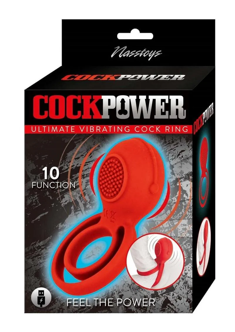 Cockpower Ultimate Vibrating Rechargeable Silicone Cock Ring - Image 6