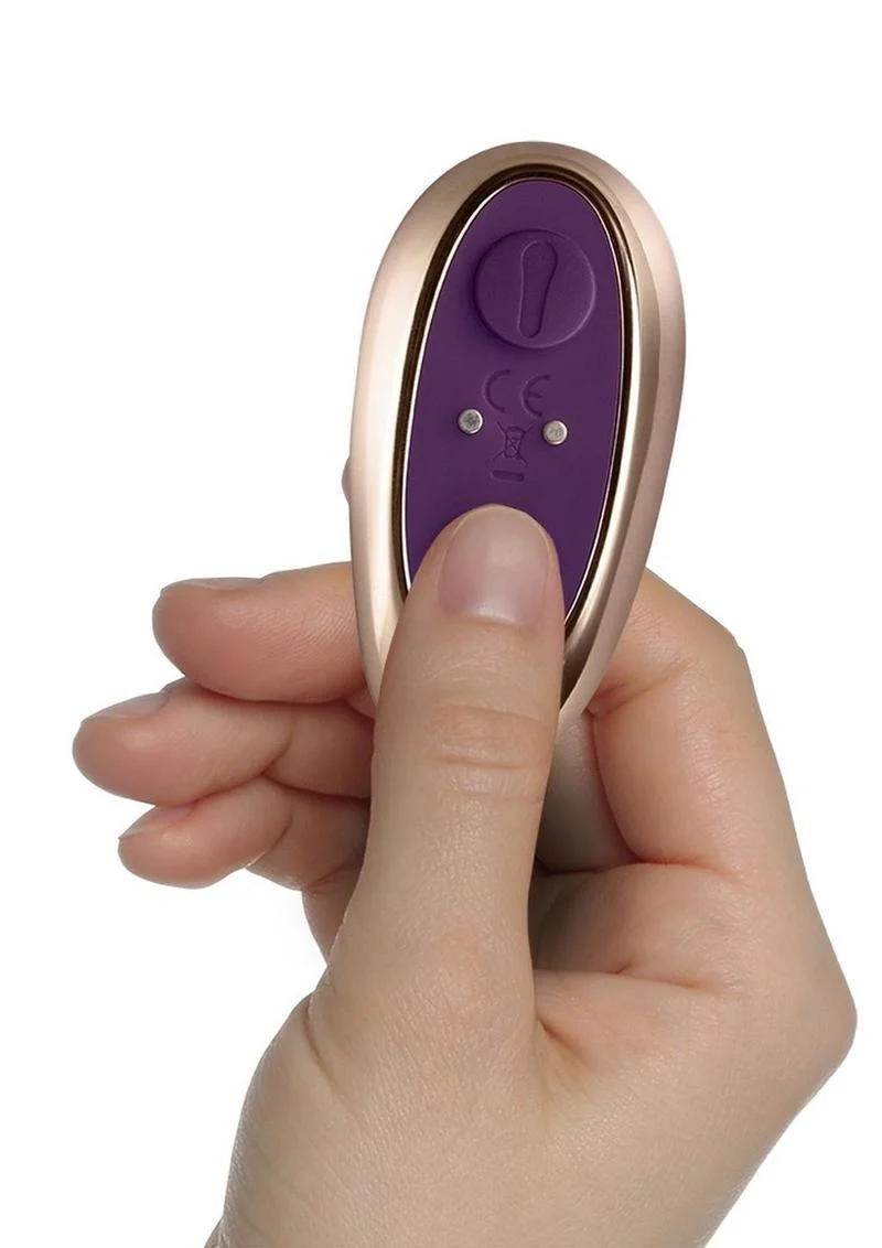 Cocktail Rechargeable Silicone Couples Vibrator with Remote Control - Image 7