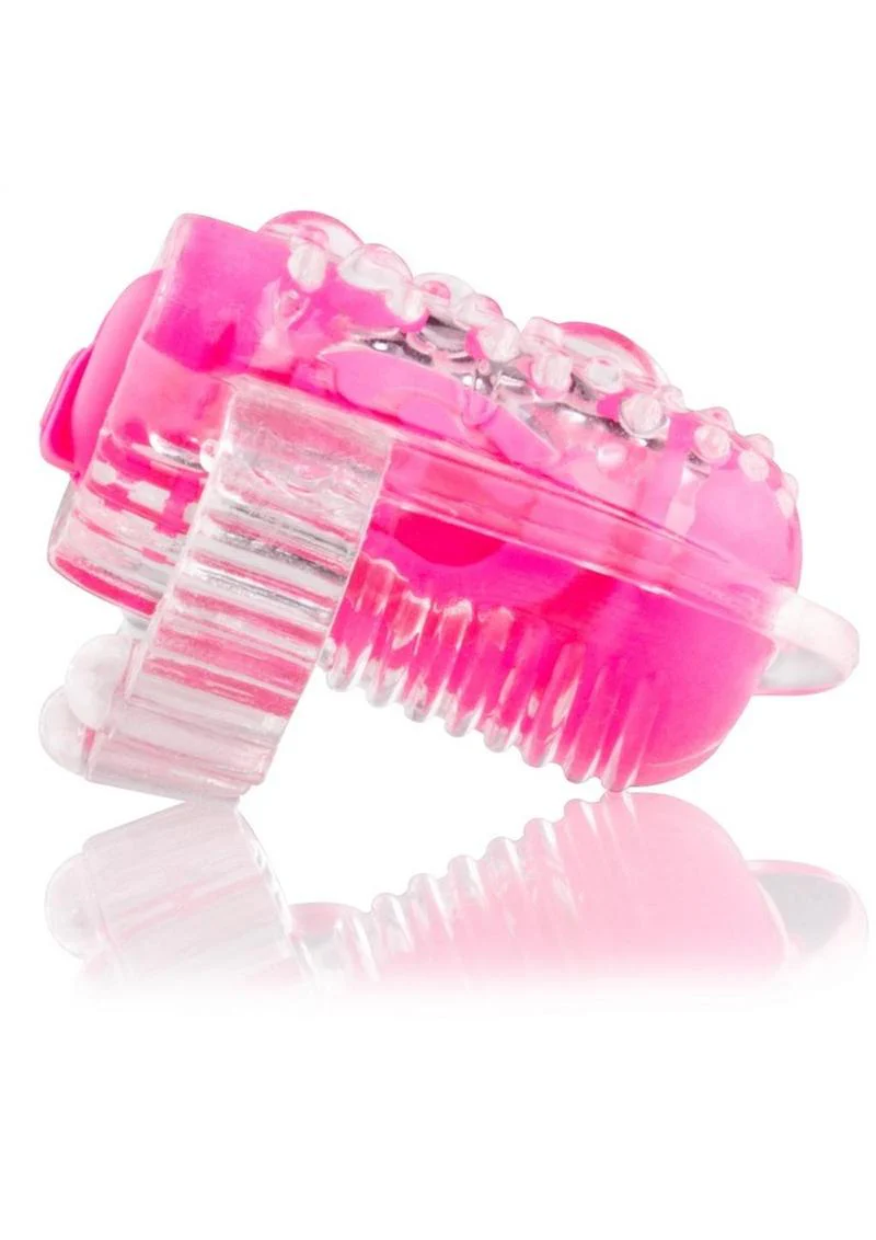 Color Pop Quickie Lingo Silicone Vibrating Tongue Ring Waterproof - Image 5