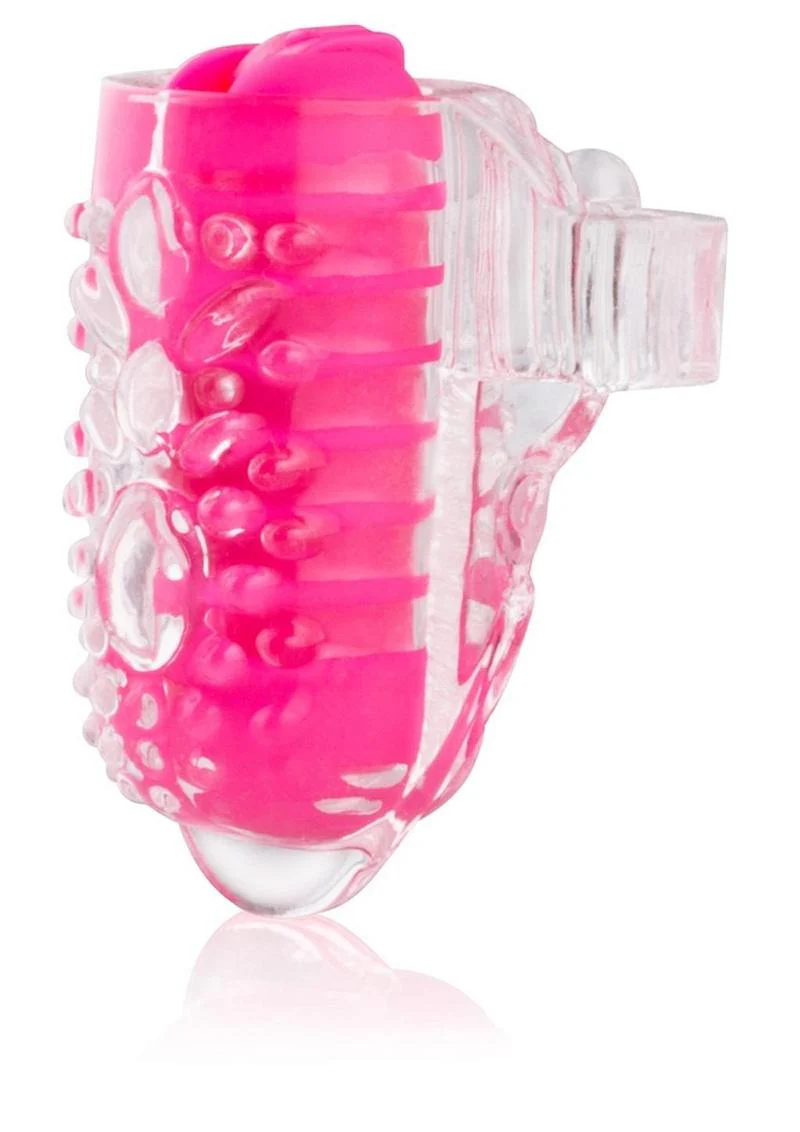 Color Pop Quickie Lingo Silicone Vibrating Tongue Ring Waterproof - Image 6