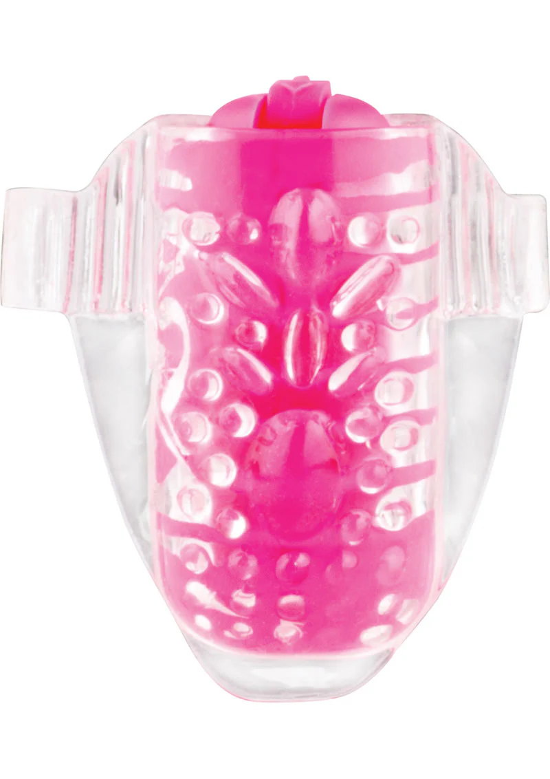 Color Pop Quickie Lingo Silicone Vibrating Tongue Ring Waterproof - Image 7