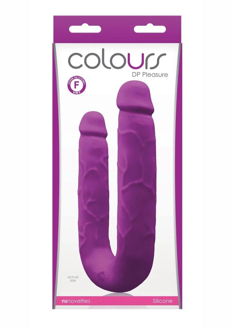Colours DP Pleasures Silicone Double Dildo - Image 4