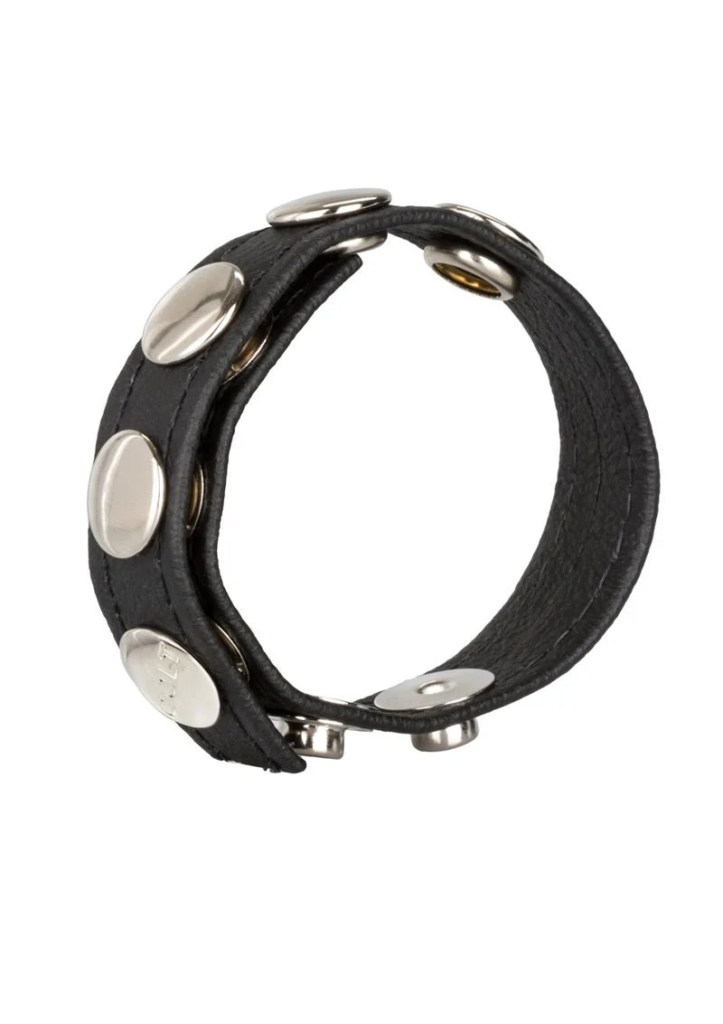 Colt Leather C/B Strap Adjustable 5 Snap Cock Ring - Image 3
