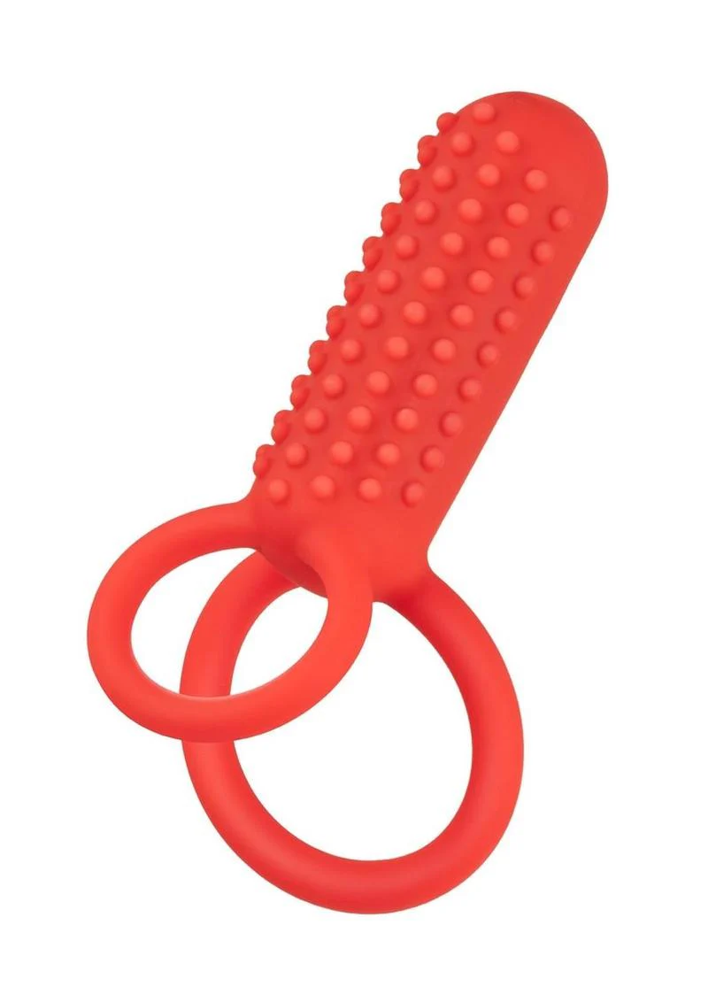 Couple's Enhancers Silicone Rechargeable Vertical Dual Enhancer - Image 3