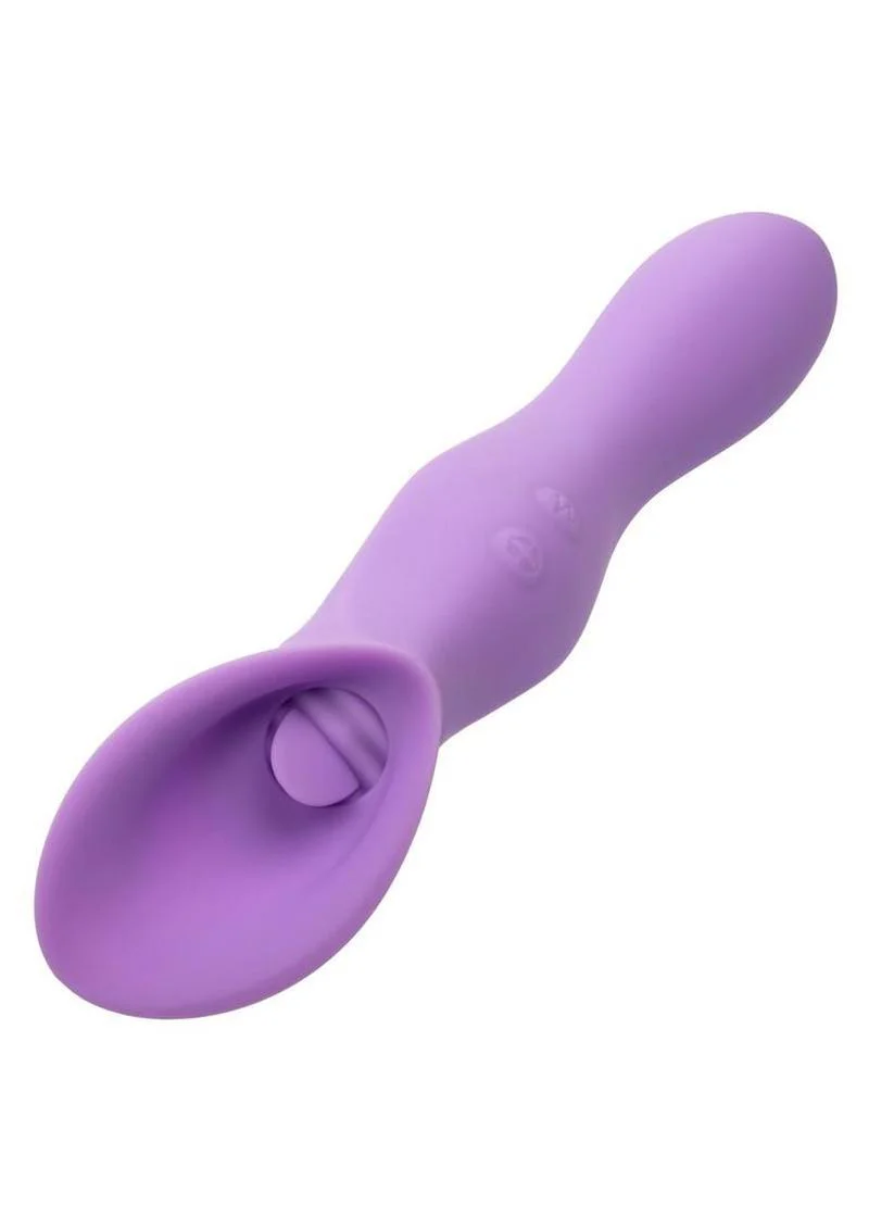 Couture Collection Dual Flickering Rechargeable Silicone Wand - Image 3