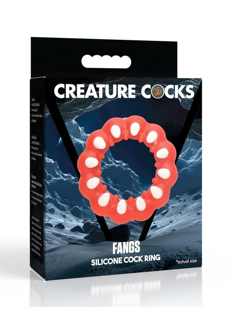 Creature Cocks Fangs Silicone Cock Ring - Image 2