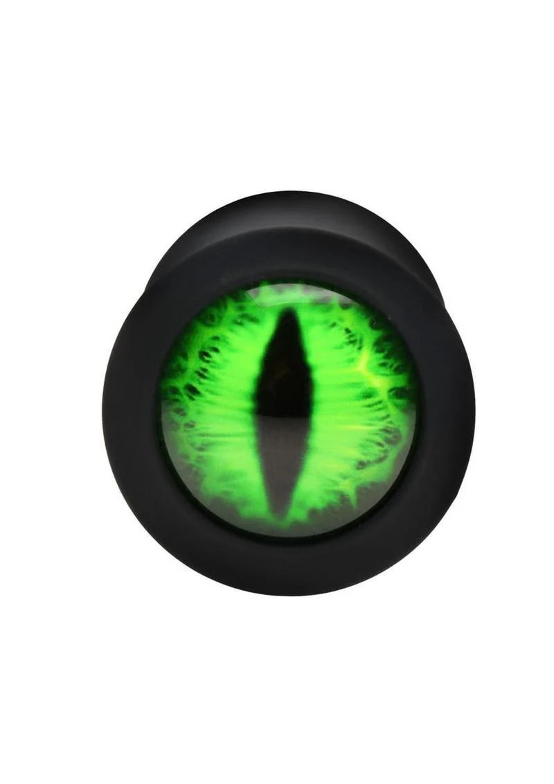 Creature Cocks Green Eye Silicone Butt Plug - Image 8